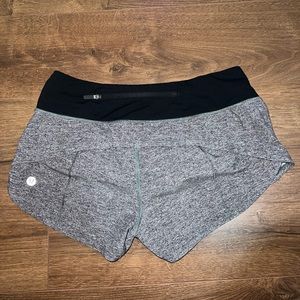 Lululemon speed up shorts size 2
